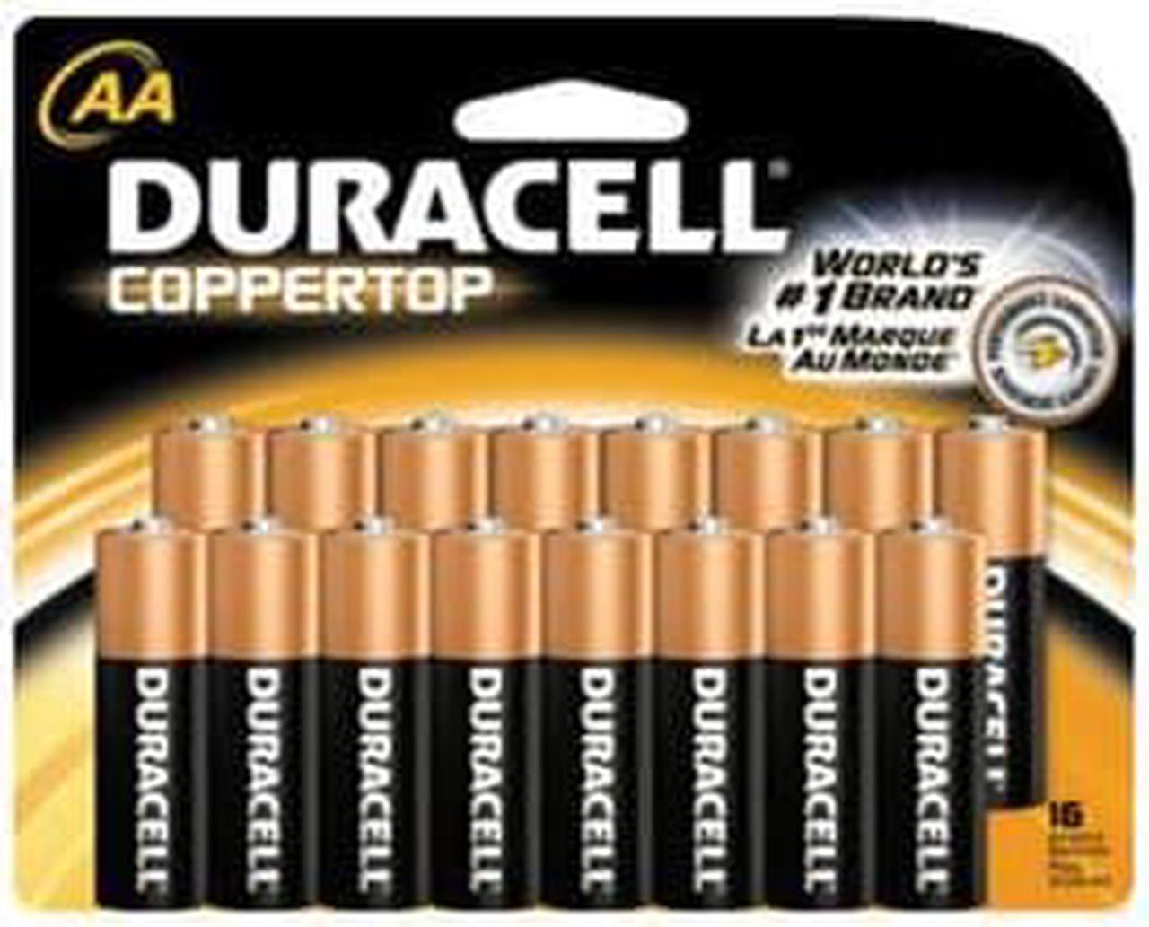 Alt view image 5 of 20 - Duracell Coppertop 1.5V AA Alkaline Battery, 16-pack