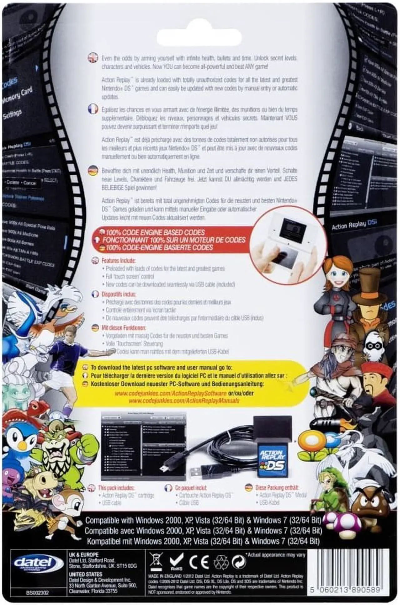 Alt view image 2 of 10 - Datel - Action Replay Power Saves Pro Cheat Codes for 3DS