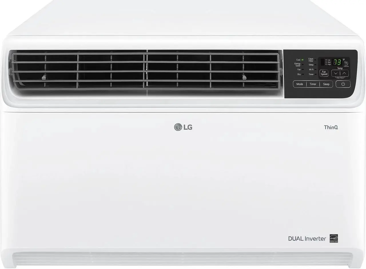 Main image of LG LW2422IVSM Smart Window Air Conditioner with 23500 Cooling BTU, 1440 sq. ft. Cooling Area, 500 CFM, 4 Cooling Speed, Remote Controller, 230/208 Volts