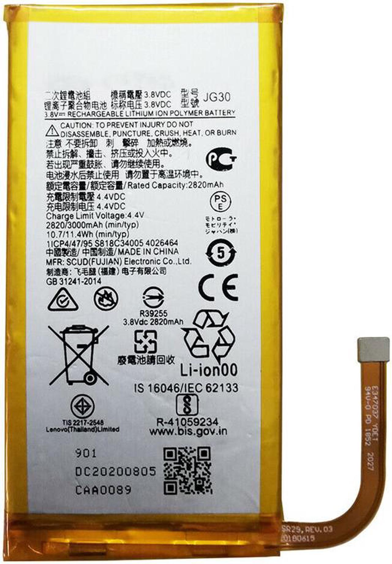 Replacement Battery for Motorola Moto G7 Battery, XT1962-1 Battery, JG30