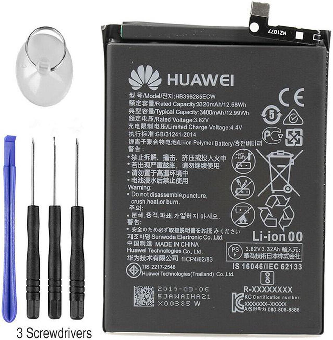 Replacement Battery for Huawei P20 Battery, HB396285ECW