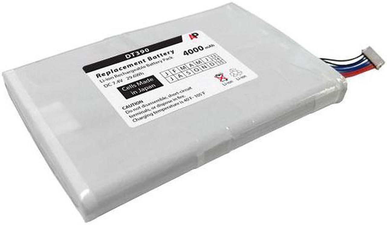 Replacement Battery for the DT Research DT390 Mobile POS Tablet.