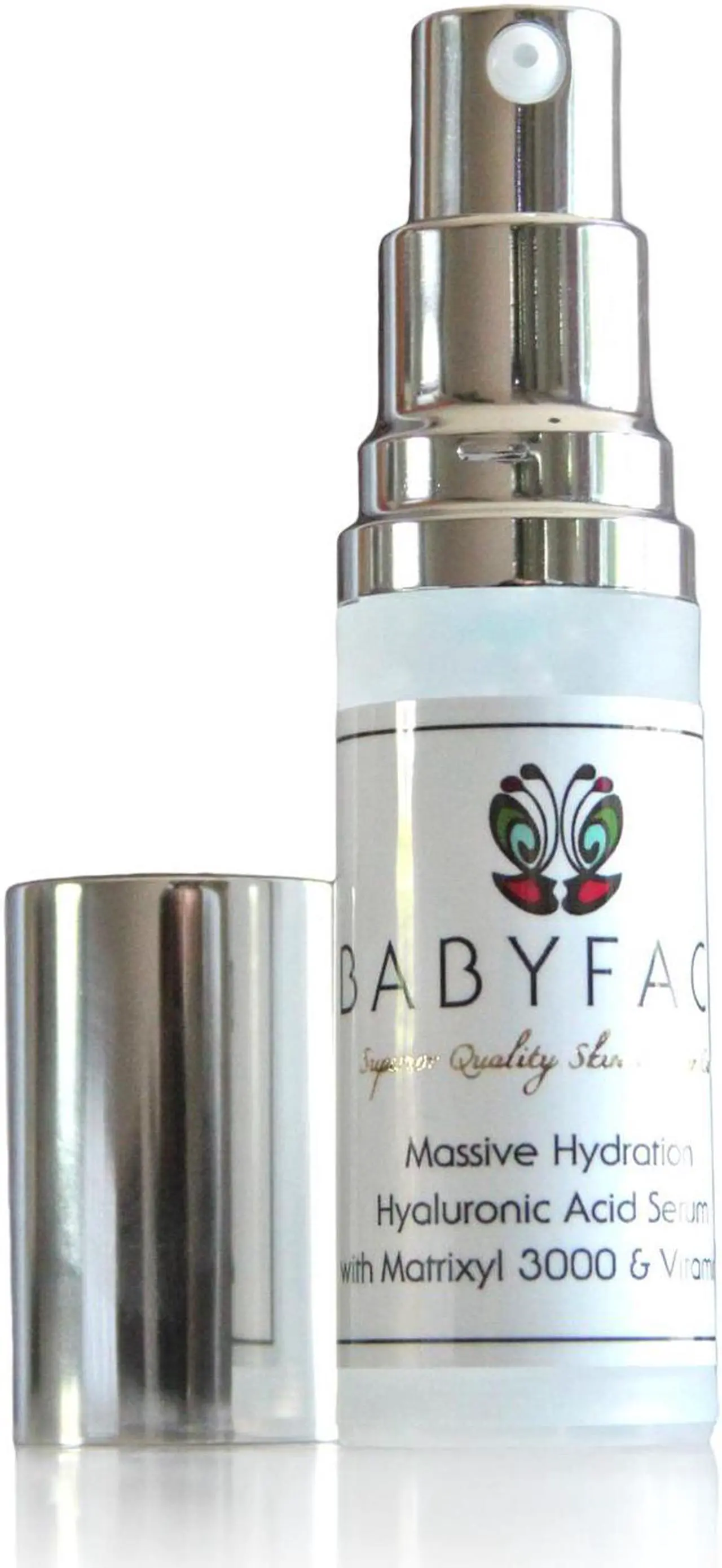 Main image of Babyface Massive Hydration Hyaluronic Acid Serum with Vitamin C & Matrixyl 3000 , 1.3 oz Pump