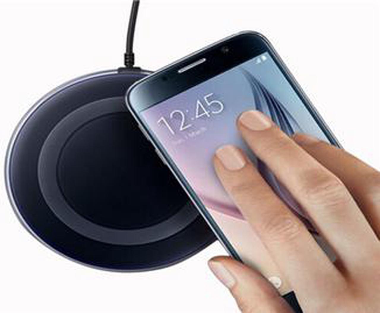 Alt view image 2 of 6 - Qi Wireless Charger Charging Pad for Samsung Galaxy S6/S6 Edge