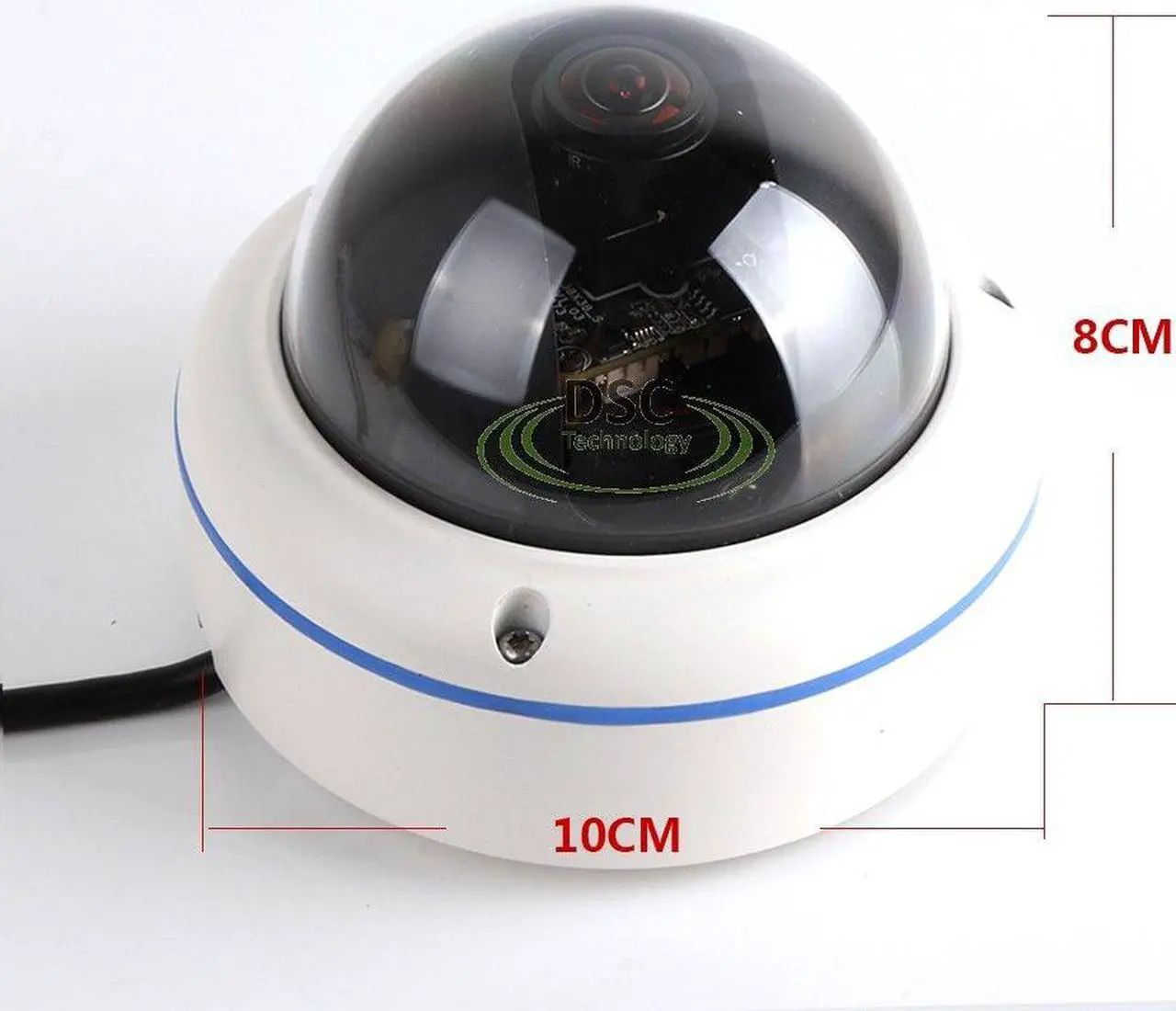 Alt view image 3 of 5 - Outdoor/Indoor ONVIF 3MP 1080P 360Degree fisheye Panoramic Security Dome camera PoE/12VDC, Mobile APP(XMEYE)