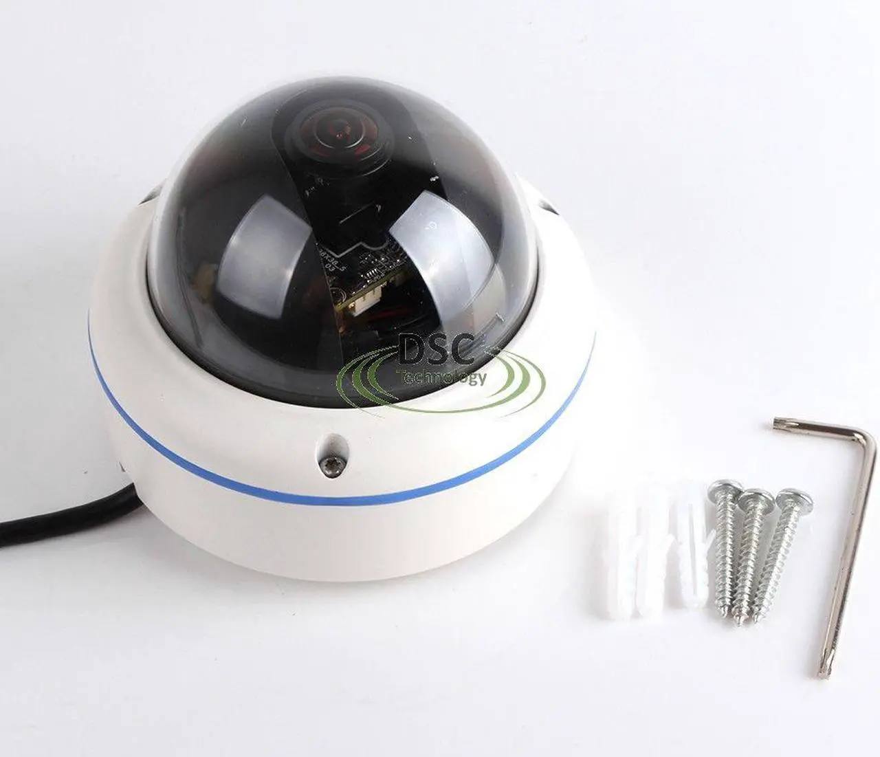 Alt view image 4 of 5 - Outdoor/Indoor ONVIF 3MP 1080P 360Degree fisheye Panoramic Security Dome camera PoE/12VDC, Mobile APP(XMEYE)