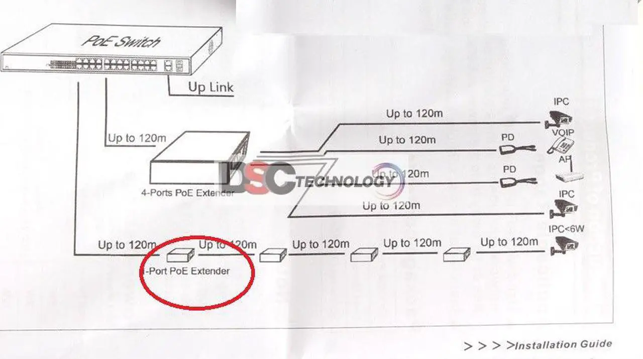 Alt view image 3 of 5 - (1PC) PoE-Extender Power Over Ethernet Extender