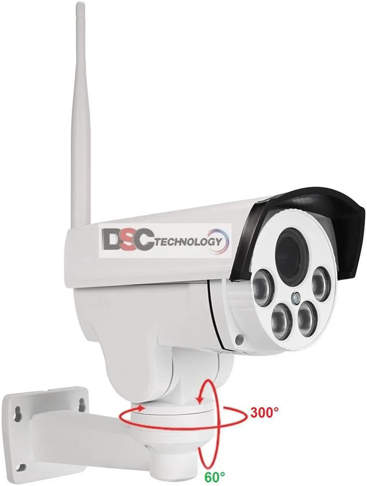 Alt view image 6 of 6 - Full HD 2.0MP 1080P Wifi IP Wireless Security Cameras Outdoor Waterproof Cctv Pan Tilt Zoom PTZ Camera With Built-in Micro SD Card Slot Day Night Vision Mobilephone Remote View