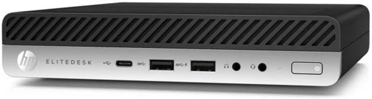 Main image of HP Elitedesk 800 G3 (DM) Mini PC - Intel Core i5 (i5-6500T) 2.5GHz Quad Core CPU - 256GB HDD - 8GB RAM -  Windows 10 Pro Installed - KB/Mouse Included