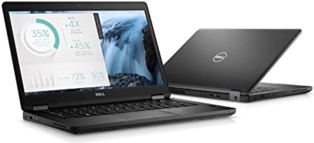 Dell Latitude 5480 Notebook PC - 14" FHD Display - Intel Core i5-7440HQ 2.8GHz Quad Core CPU - 256GB SSD - 8GB RAM - WiFi/Bluetooth - Windows 10 Pro - AC Adapter Included