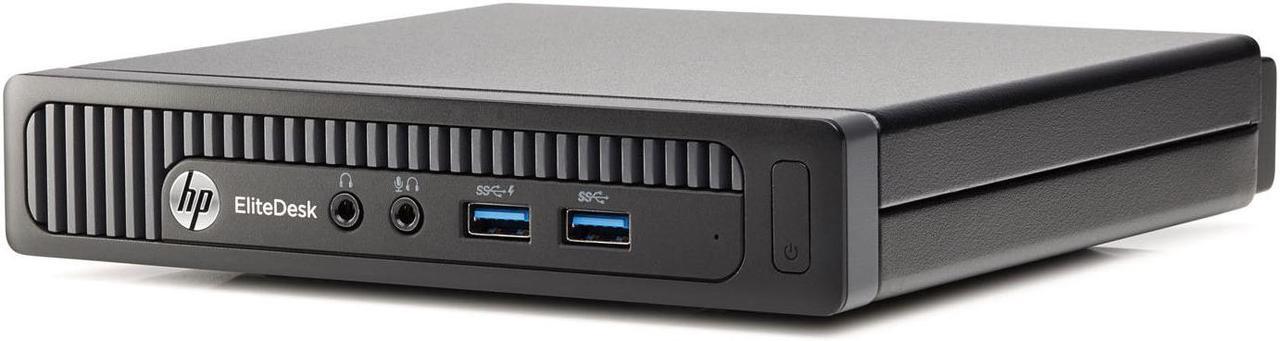 Main image of HP EliteDesk 800 G1 Micro - PC (TFF) Computer - Intel Quad Core i5 2.0Hz (4590T) - 8GB RAM - 256GB SSD - WiFi - Windows 10 Pro 64-Bit Installed - AC Adapter included