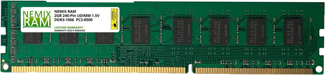 2GB (1x2GB) DDR3 1066 (PC3 8500) Desktop Memory Module