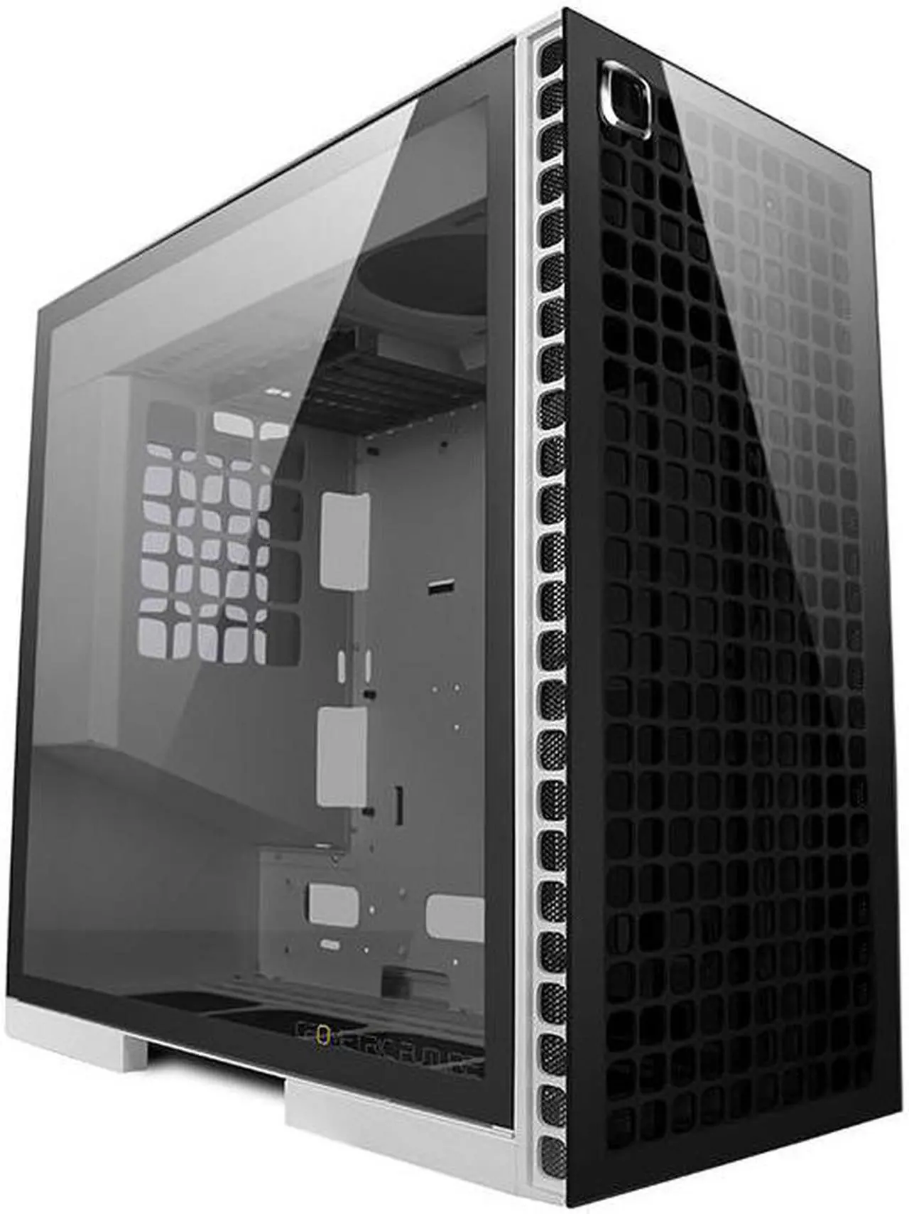Main image of Geometric Future M6 Cezanne White Mid Tower 12" x11MB /ATX Gaming Case,  4mm Glass/0.8 mm Steel with Vertical Air Duct design, Support 360 Radiator, Vertical GPU Mount, GEO-M6-CEW (PC Case Only)