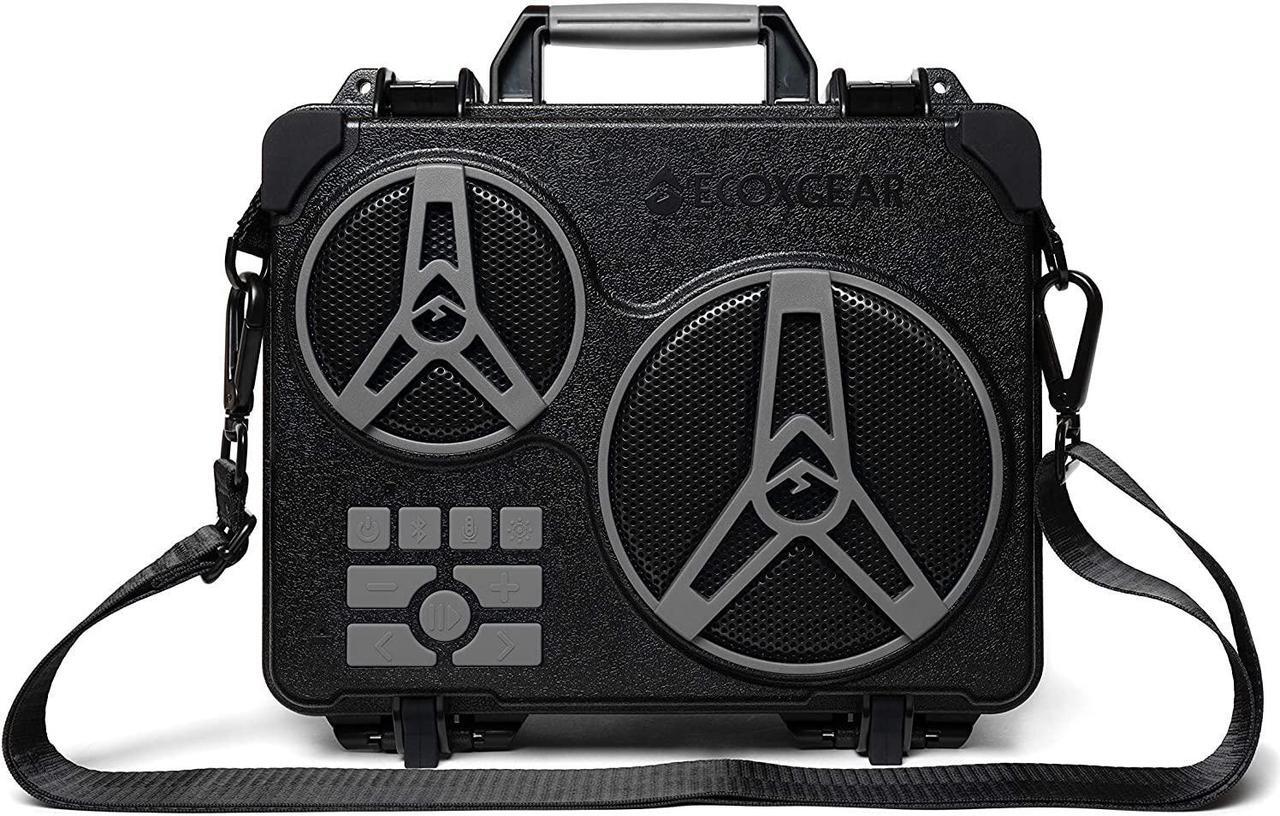 Alt view image 2 of 7 - ECOXGEAR: EcoJourney Bluetooth Speaker with Dry Storage 50+ Hours of Playtime 100% Waterproof IP67 Rugged and Loud(Gray)