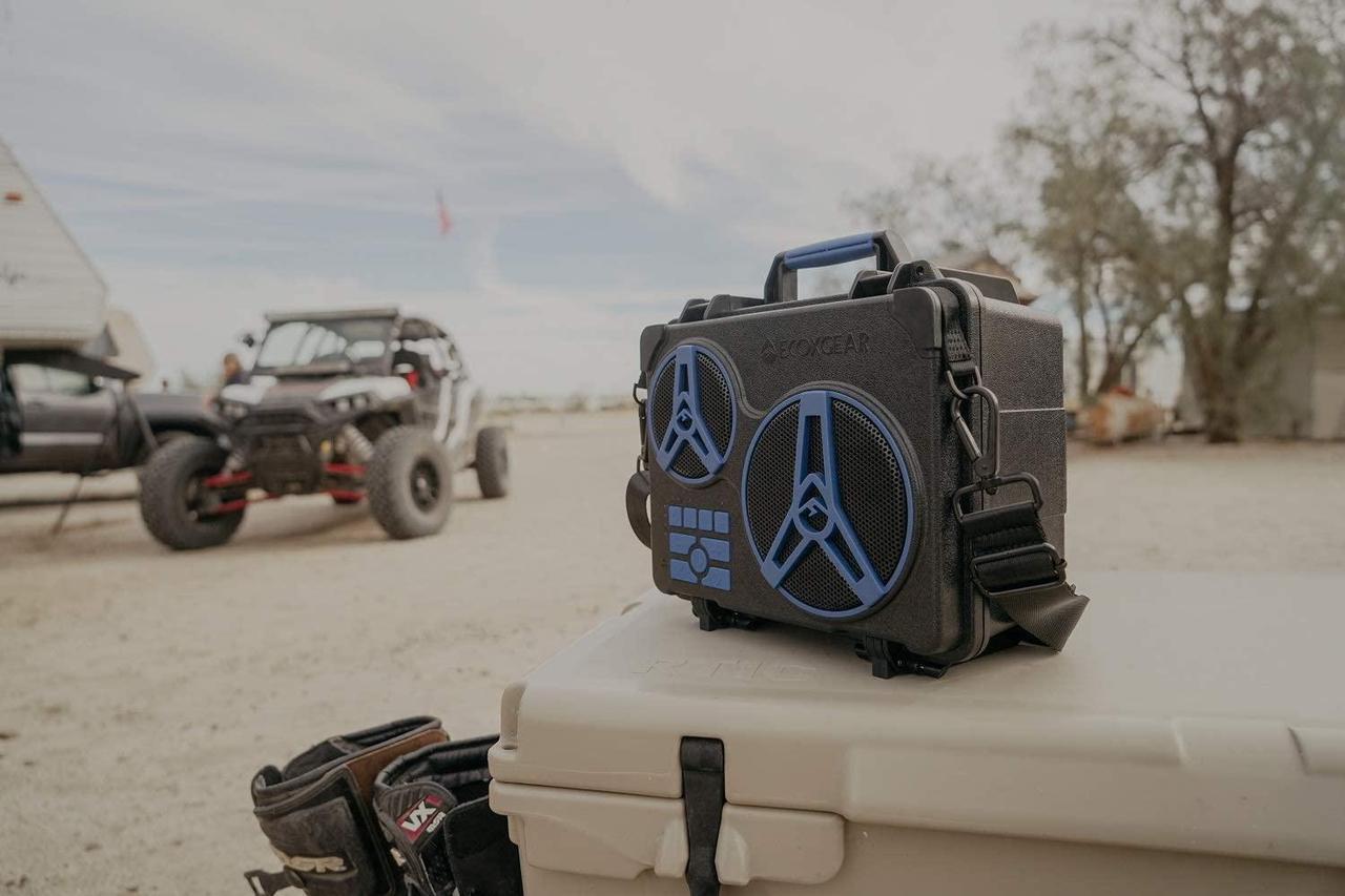 Alt view image 7 of 7 - ECOXGEAR: EcoJourney Bluetooth Speaker with Dry Storage 50+ Hours of Playtime 100% Waterproof IP67 Rugged and Loud(Gray)