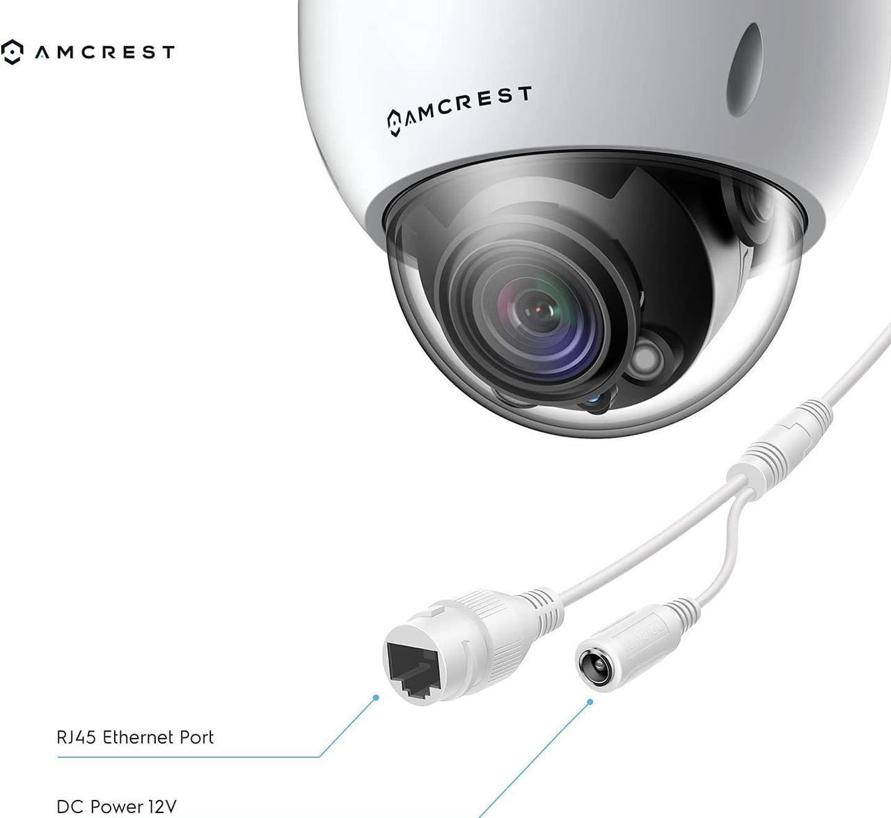 Alt view image 6 of 7 - Amcrest 4K Optical Zoom AI POE Camera, Varifocal 8MP Outdoor POE IP Camera Dome, Face/Human/Vehicle Detection, 2.7mm~13.5mm Lens, IP67, 5X Optical Zoom, (IP8M-VD2893EW-AI)