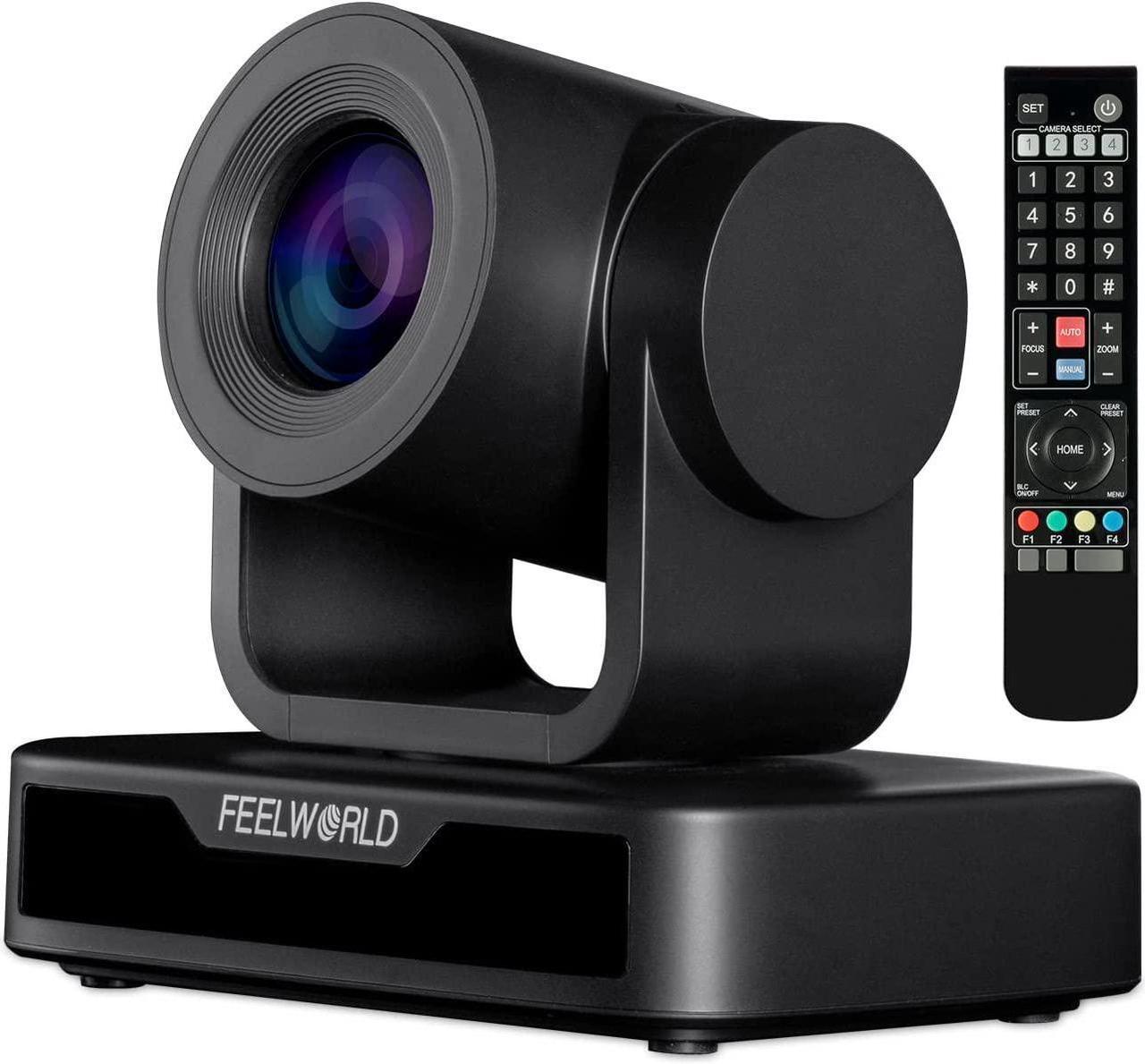 Main image of FEELWORLD USB10X Video Conference Webcam USB PTZ Camera 10X Optical Zoom Full HD 1080p for Live Streaming Church Business Education Medical Conference Room Camera System