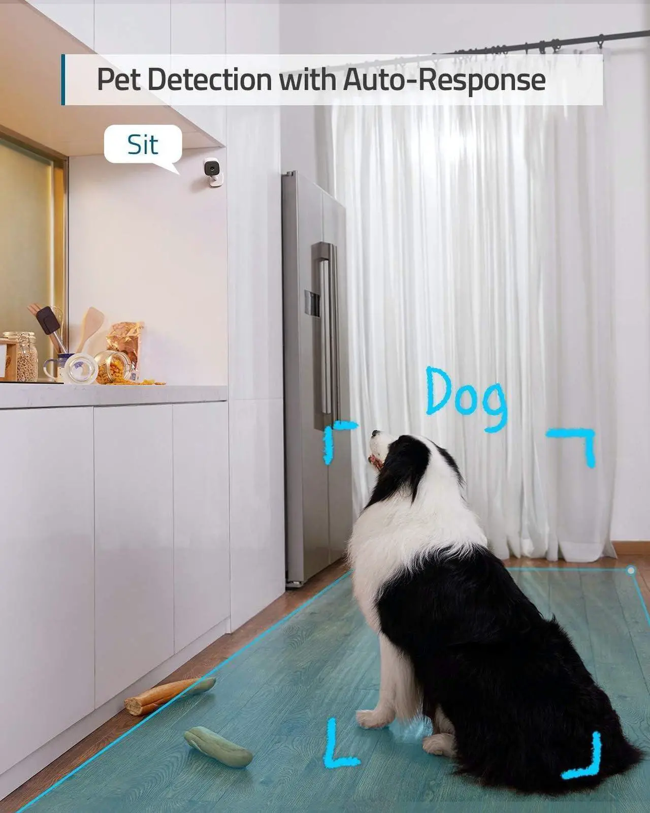 Alt view image 3 of 7 - eufy Security Indoor Cam C120, Plug-in Security Camera 3 MP Indoor Cam S350, Dual Cameras, 4K UHD Resolution Security Camera with 8× Zoom and 360° PTZ
