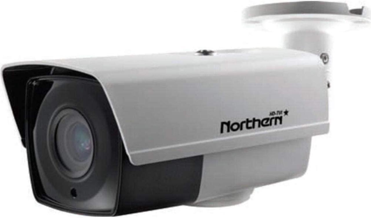 Northern Video TVIVFBIR120 HD-TVI/960H Full HD 1080p Varifocal 120' Bullet Camera with 2MP Progressive Scan CMOS, 2.8~12mm Semi-Autofocus Motorized Lens, Resolution 1920x1080, 12VDC/24VAC, IP67