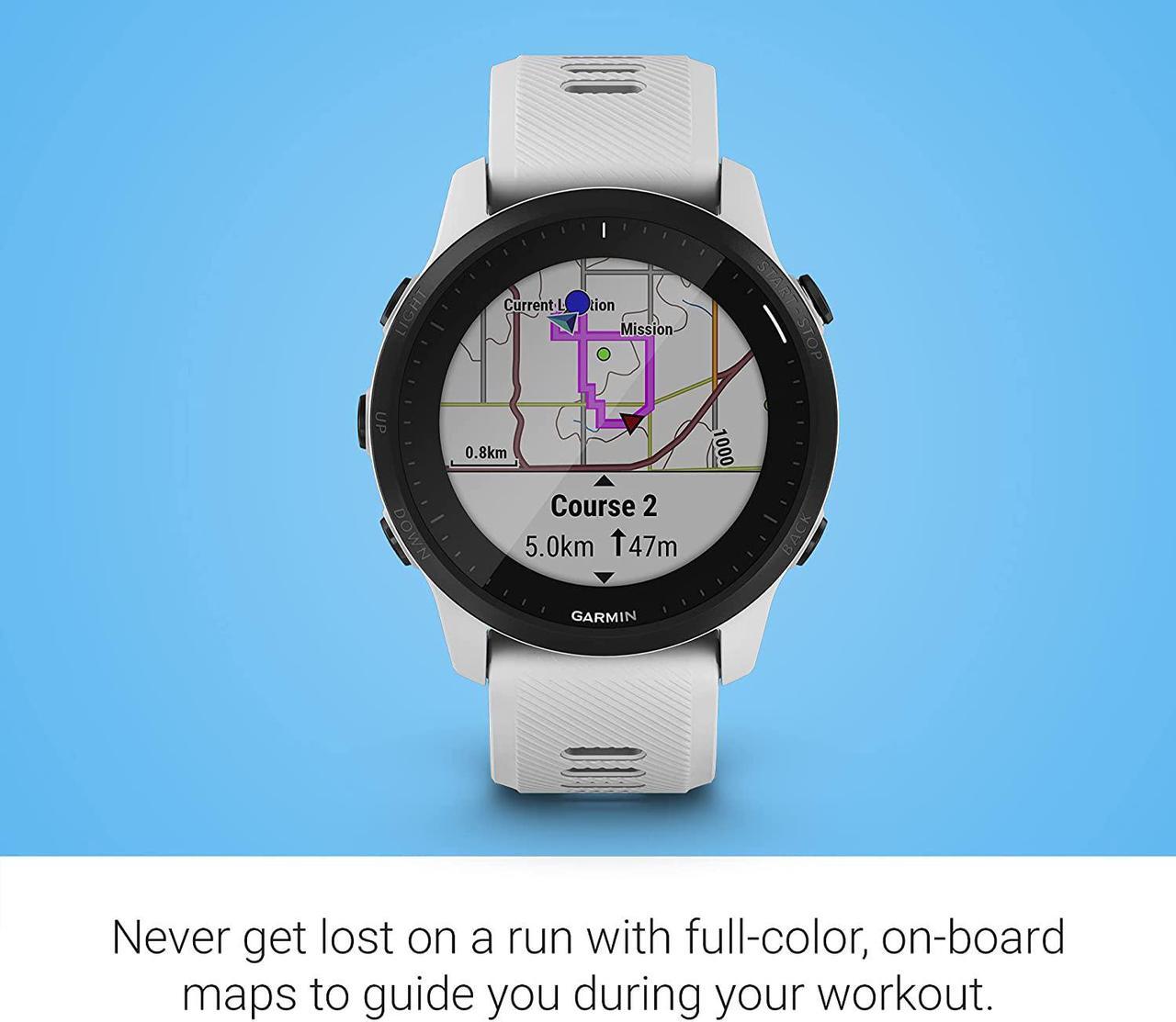 Alt view image 11 of 17 - Garmin Forerunner 945 LTE GPS Smartwatch, Whitestone #010-02383-01