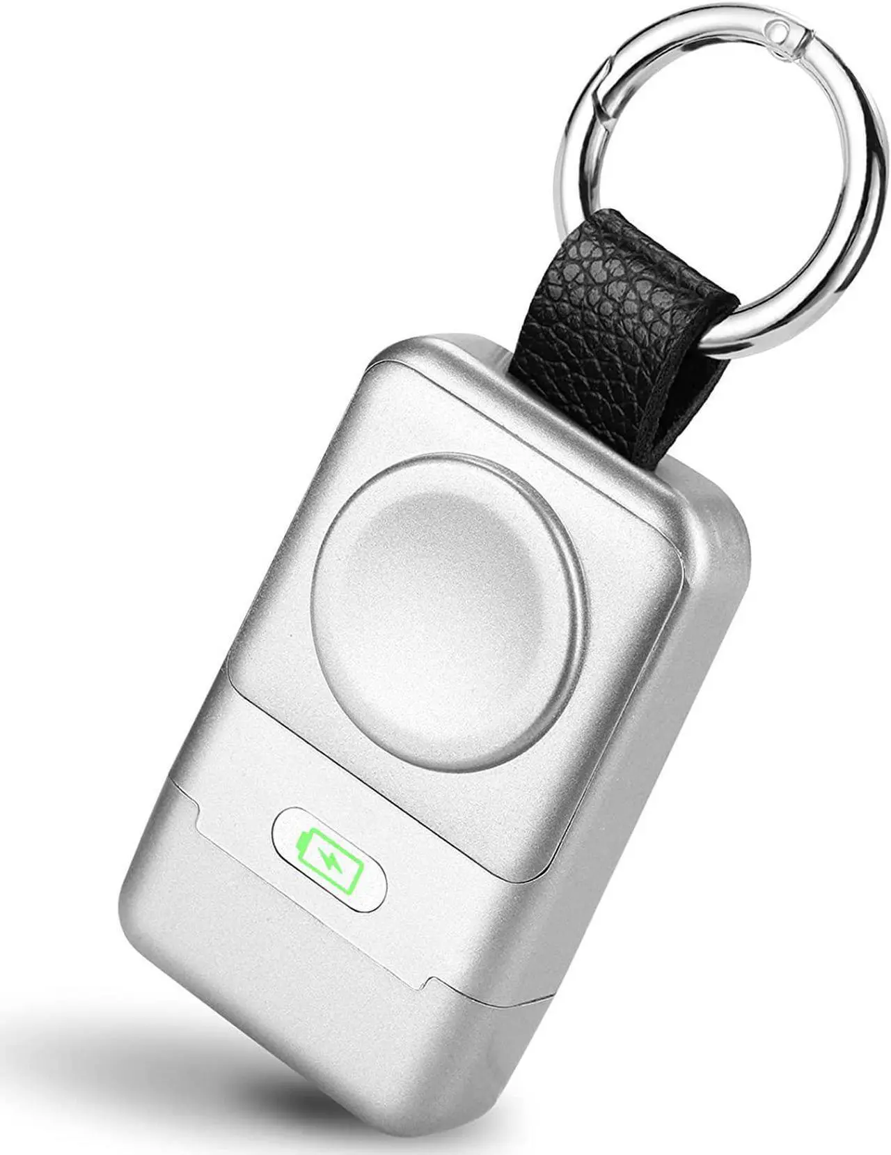 Alt view image 2 of 7 - Portable Wireless Charger for Apple Watch,HUOTO iWatch Charger 1400mAh Smart Keychain Power Bank,Portable Magnetic iWatch Charger for Apple Watch Series 9/8/7/6/SE/5/4/3/2/1/UItra/UItra 2