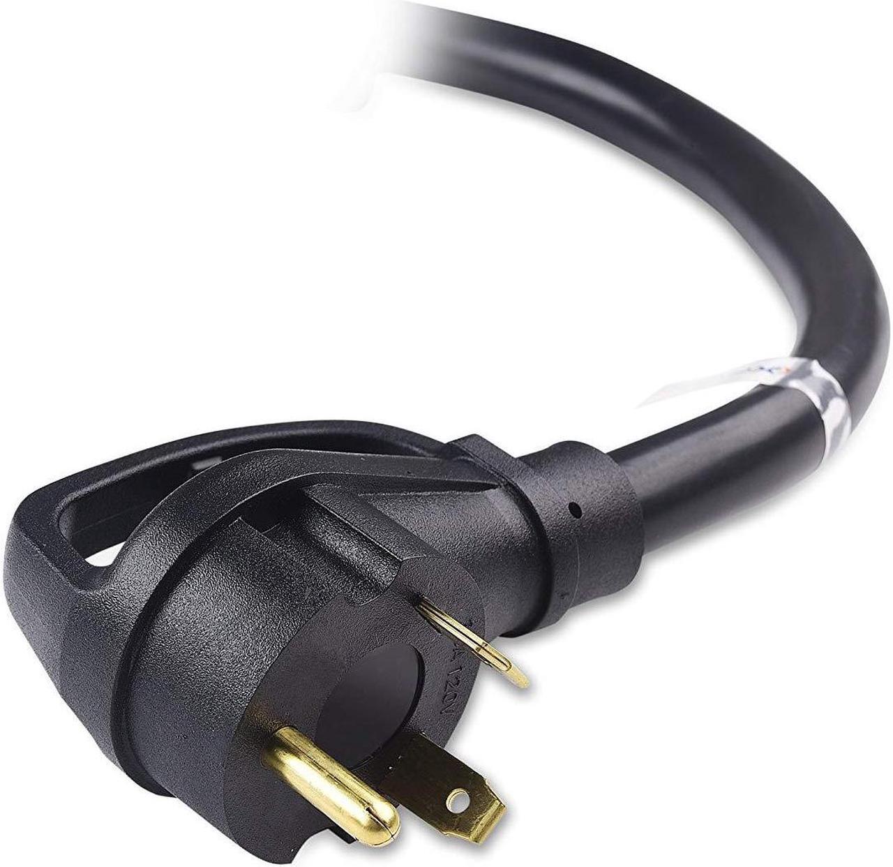 Alt view image 10 of 14 - Cable Matters Angled 50 AMP to 15 AMP RV Adapter (15 AMP to 50 AMP Adapter) NEMA 5-15P to 14-50R30 AMP