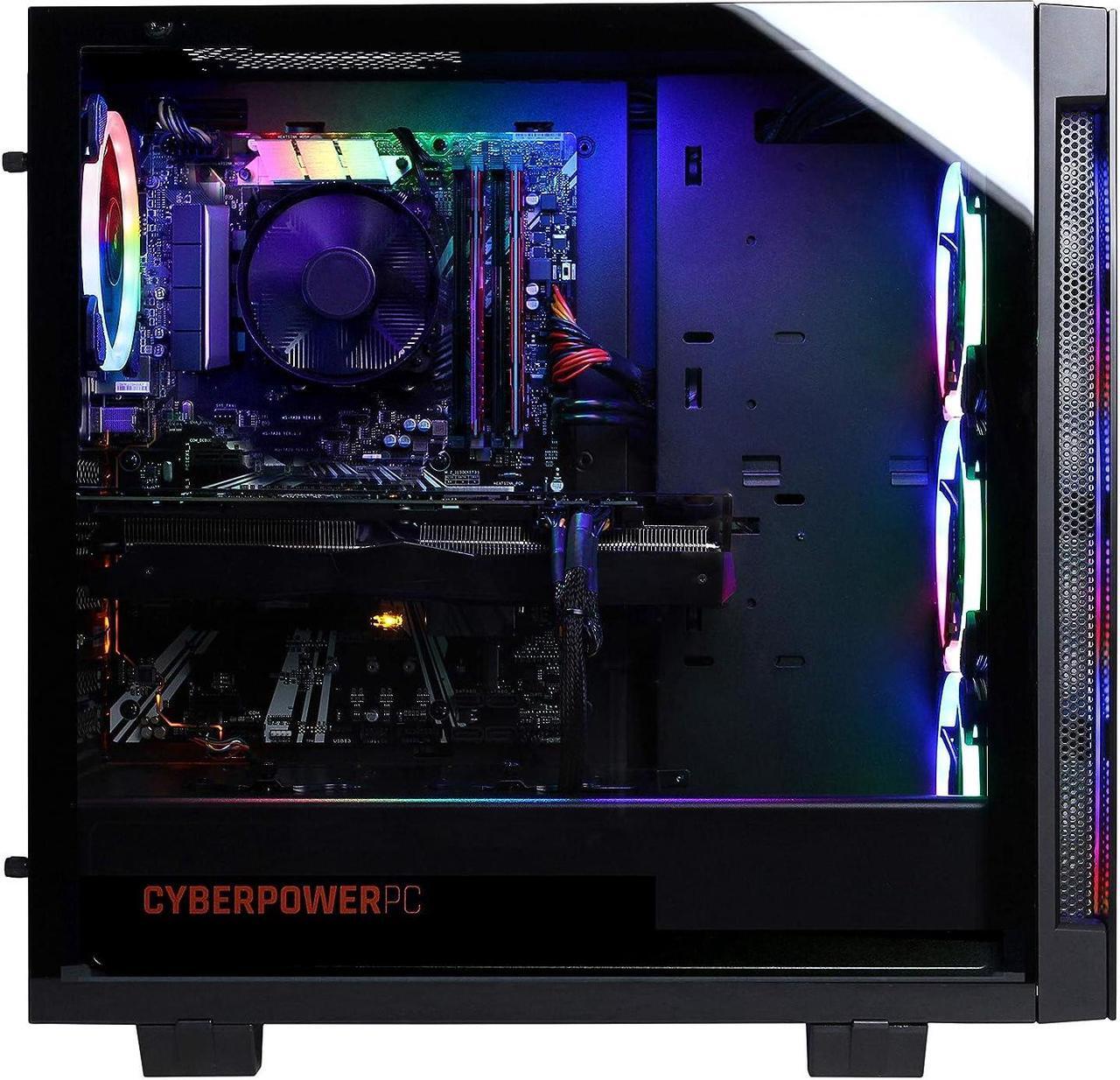 Alt view image 10 of 10 - CyberpowerPC Gamer Xtreme VR Gaming PC, Intel Core i7-12700F 2.1GHz, GeForce RTX 3060 12GB, 16GB DDR4, 1TB NVMe SSD, WiFi & Win 11 Home (GXiVR8040A12), Black