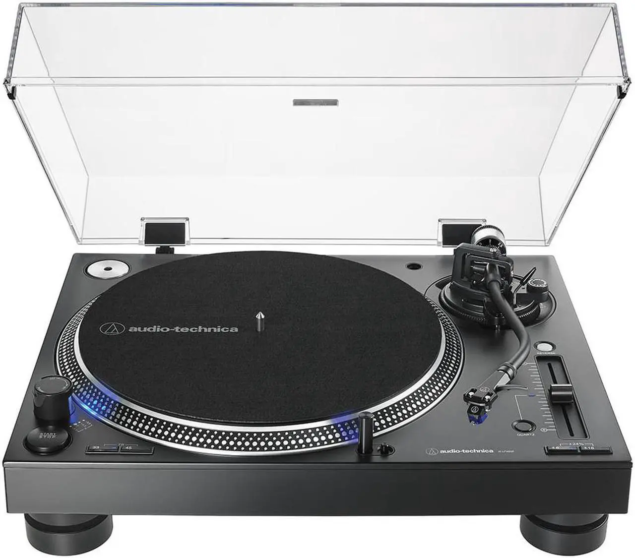 Alt view image 4 of 20 - AUDIO TECHNICA AT-LP140XP-BK DIRECT-DRIVE PRO DJ TURNTABLE