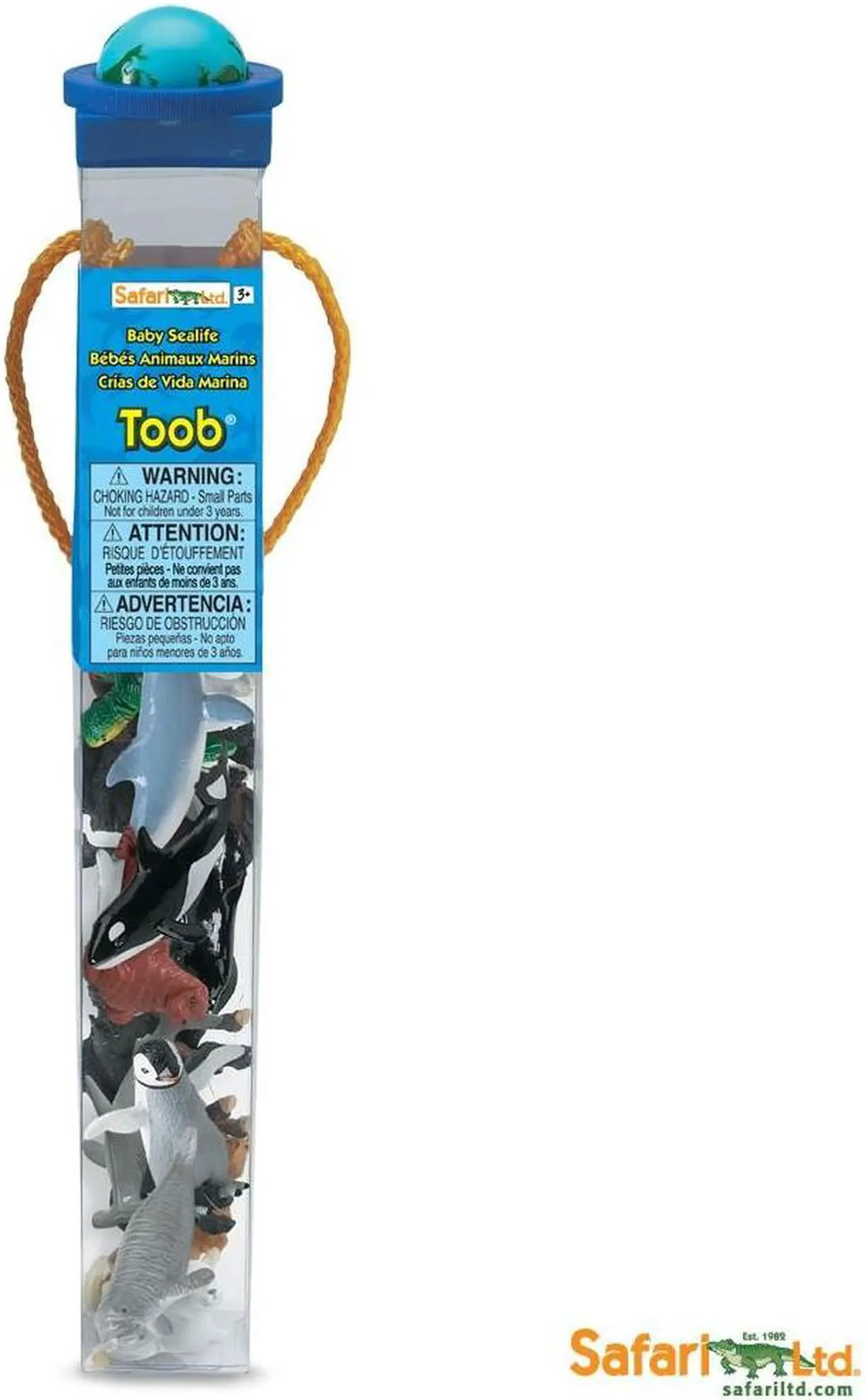 Alt view image 5 of 14 - Plastic Miniatures In Toobs-Baby Sealife