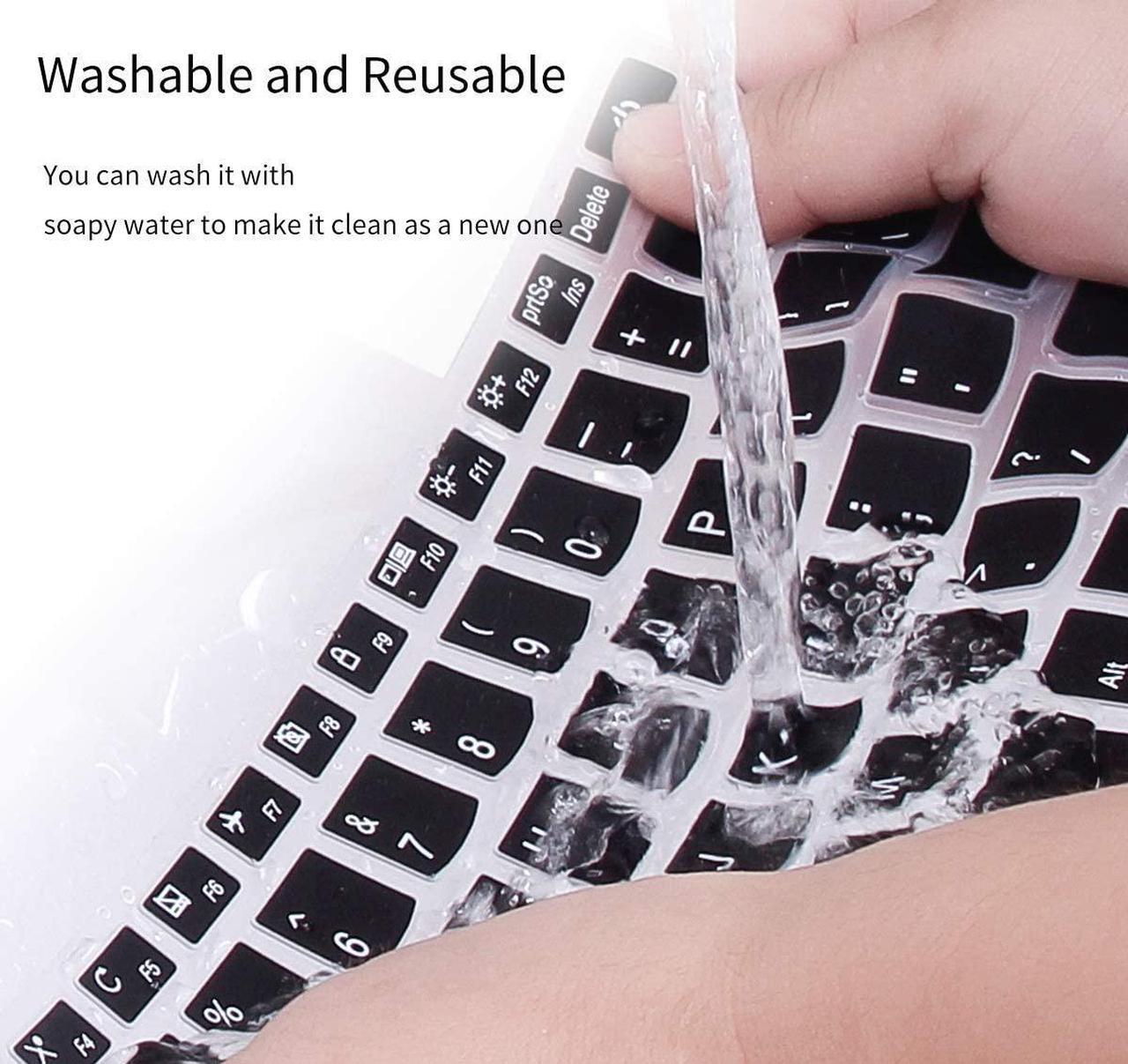 Alt view image 7 of 7 - Keyboard Cover for Lenovo Legion 5 5i Pro/Legion 5 5i 5p 5pi 7i 15.6 17.3 Gaming Laptop/Legion Slim 7 7i 15.6 / Legion 7 16 / IdeaPad Gaming 3 3i 15.6 Legion 7 Keyboard Skin Protector Black