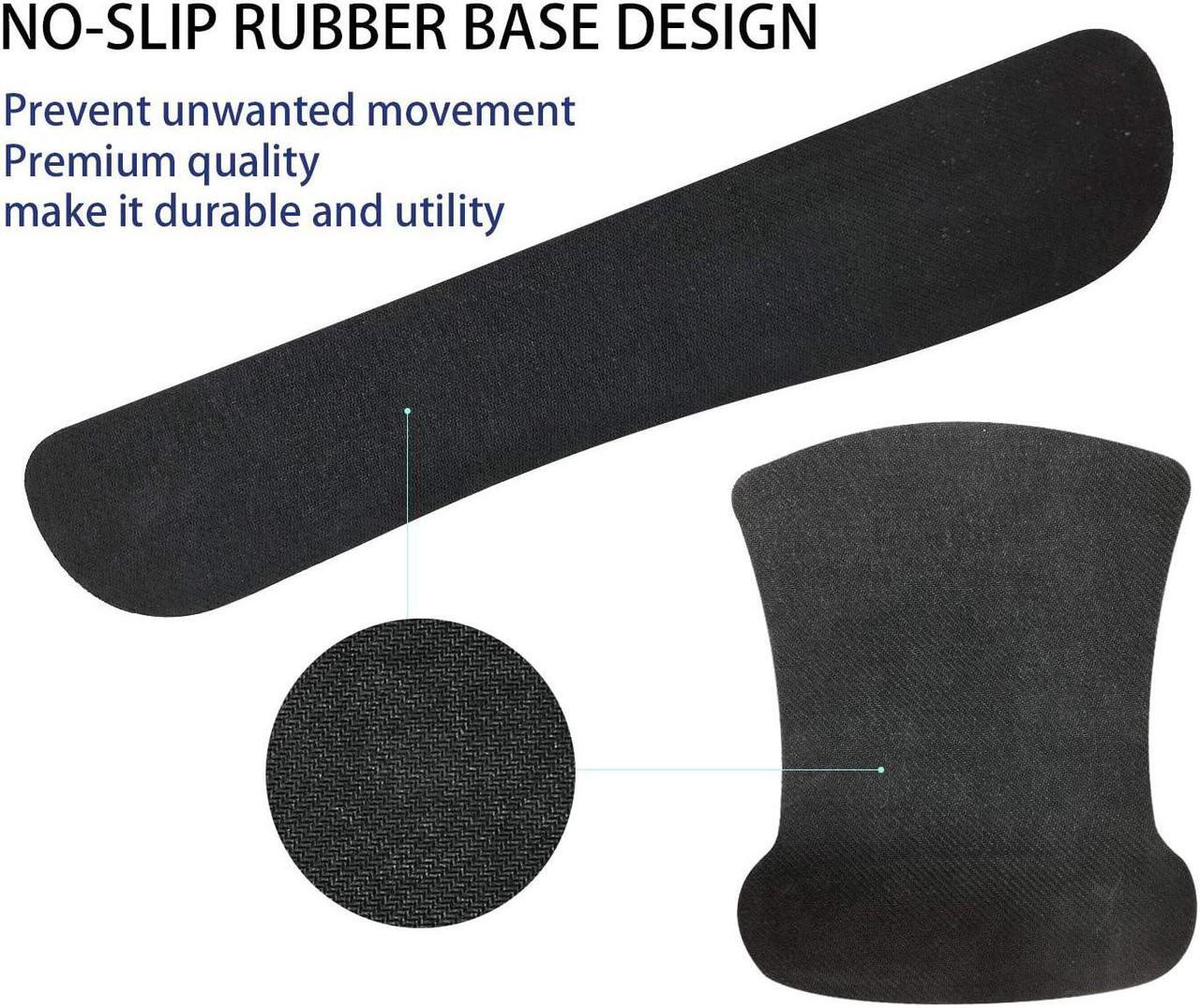 Alt view image 5 of 6 - Keyboard Wrist Rest Pad and Mouse Pads with Wrist Rest Support Set Memory Foam Ergonomic Mouse Pad Easy Typing & Pain Relief for Home Office Computers,Laptop,Gaming-Red Sunset