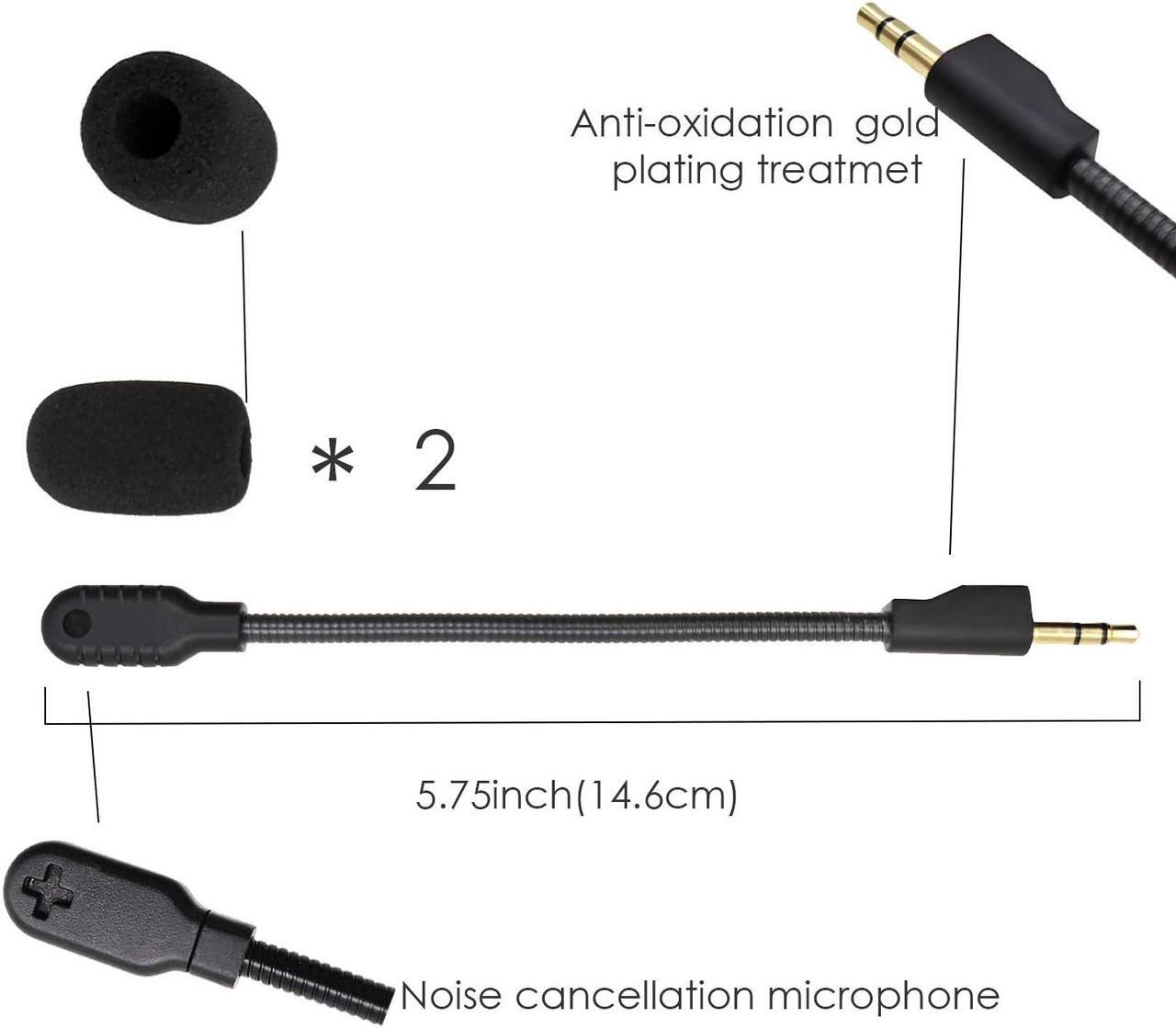 Alt view image 3 of 4 - Replacement Game Mic Compatible with Logitech G PRO X 7.1 / G Pro Wireless Gaming Headsets,Detachable to Eliminate Noise Clear Sound Quality Microphone