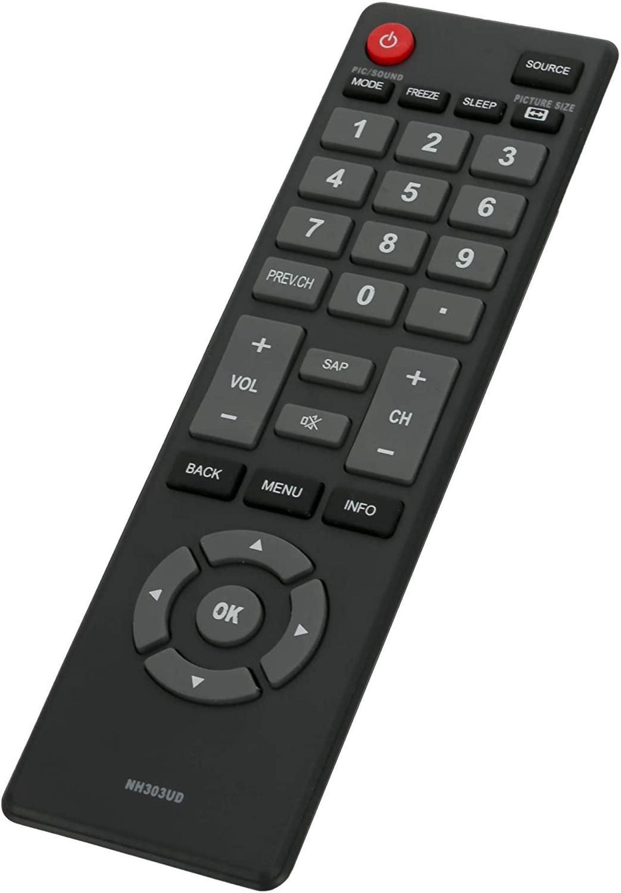 Alt view image 2 of 4 - NH303UD Replaced Remote fit for Emerson TV LE391EM4 LF320EM4A LF391EM4 LF461EM4 LF320EM5S LE240EM4 LE320EM4 LF320EM4 LF501EM4 LF461EM4 LF501EM4 LF501EM4F LE240EM4 LE290EM4 LE320EM4 LF320EM4 LF320EM