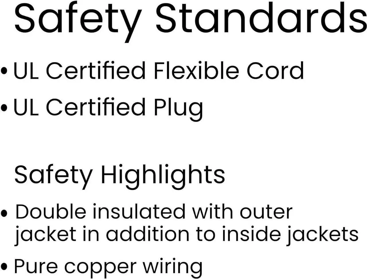 Alt view image 4 of 7 - 15Ft Extra Long White AC Power Cord Cable Pure Copper Wire Core in Retail Pack for Computer Plasma TV Printer Monitor AC Adapter