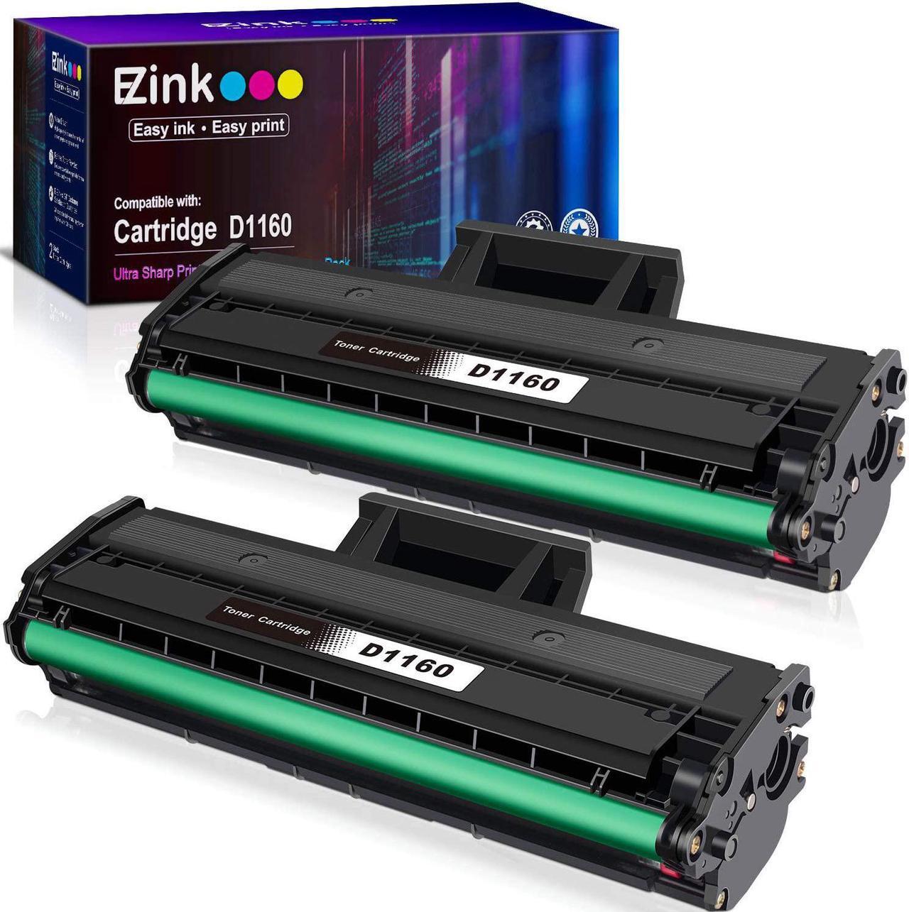 Main image of E-Z Ink (TM) Compatible Toner Cartridge Replacement for Dell YK1PM 1160 331-7335 HF44N HF442 to use with B1160 B1160w B1163w B1165nfw Mono Laser Printers (Black, 2 Pack)