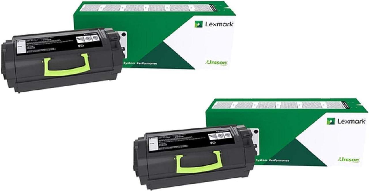 Lexmark 501 50F1000 Toner Cartridge - 2 Pack Black