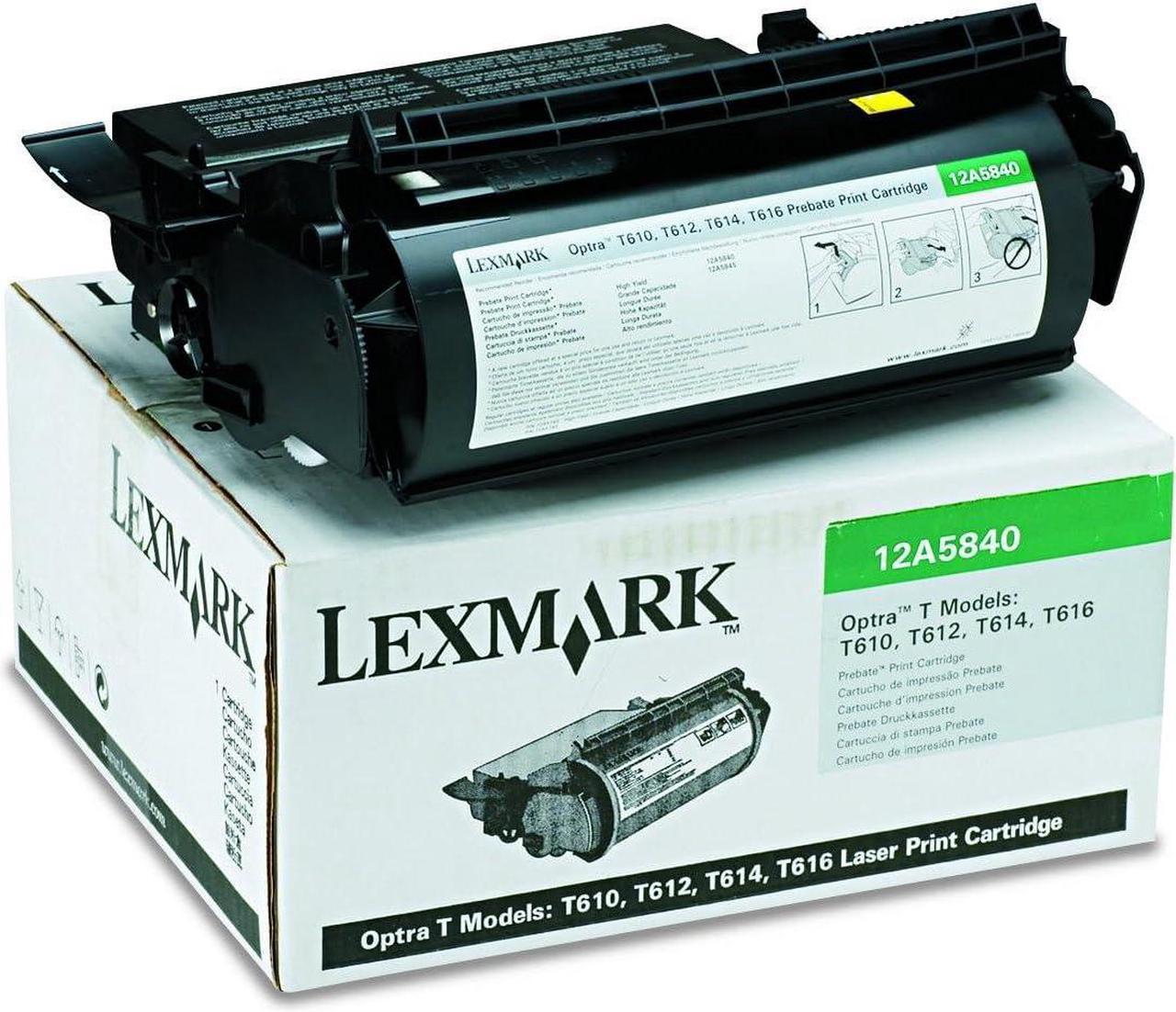 Lexmark Optra T 12A5840 Laser Cartridge 10K Sheets