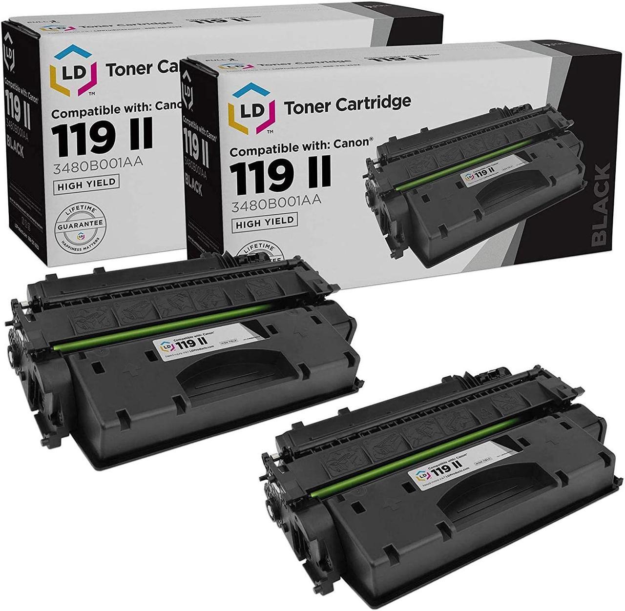 LD Products Compatible Toner Cartridge Replacement for Canon 119 HY (2 Pack - Black) for use in LBP251dw, LBP253dw, LBP6300dn, LBP6650dn, LBP6670dn, M6160dw, MF414dw, MF416dw, MF419dw, MF5850dn