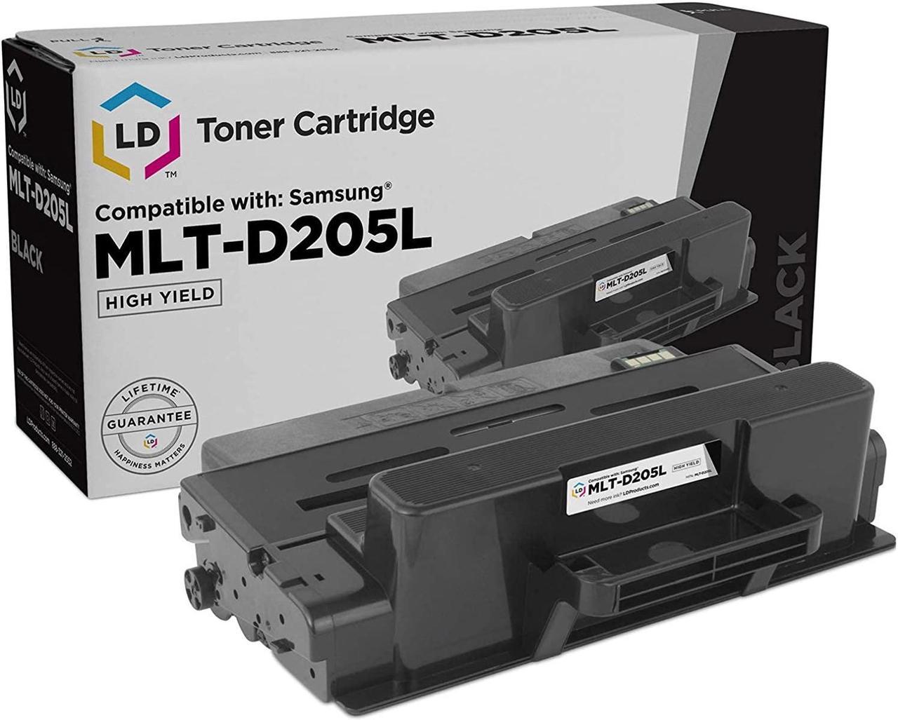 LD Compatible Toner Cartridge Replacement for Samsung MLT-D205L High Yield (Black)