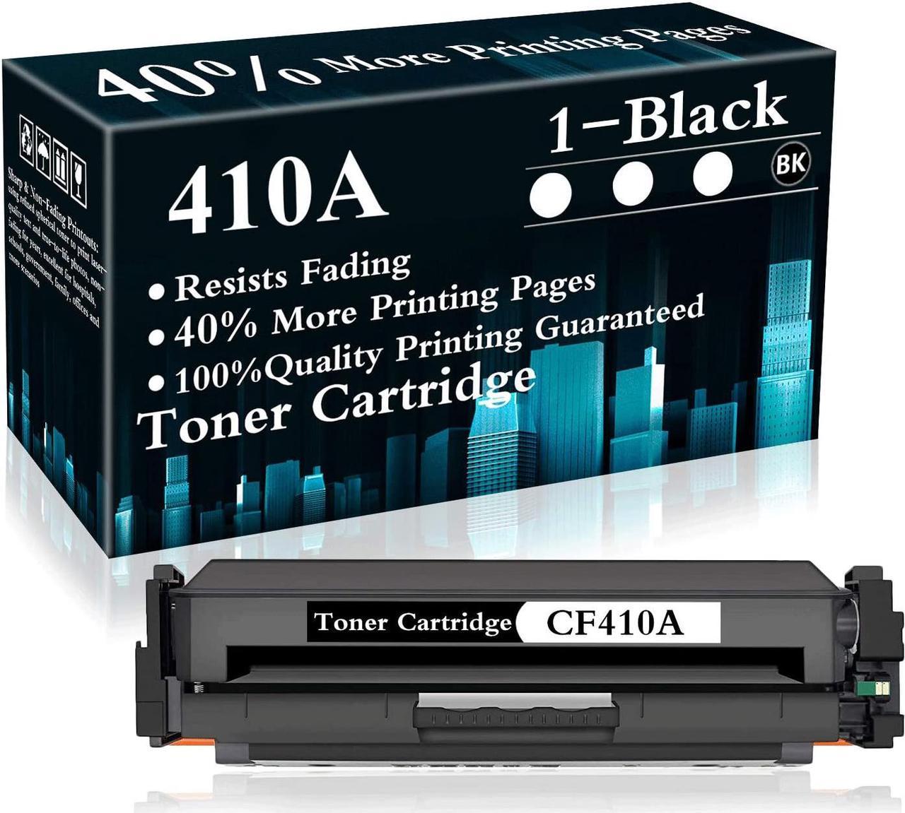 1 Pack 410A | CF410A Toner Cartridge Replacement for HP Color Laserjet Pro MFP M477fdn M477fdw M477fnw M452dn M452dw M452nw MFP M377dw Printer,Sold by TopInk