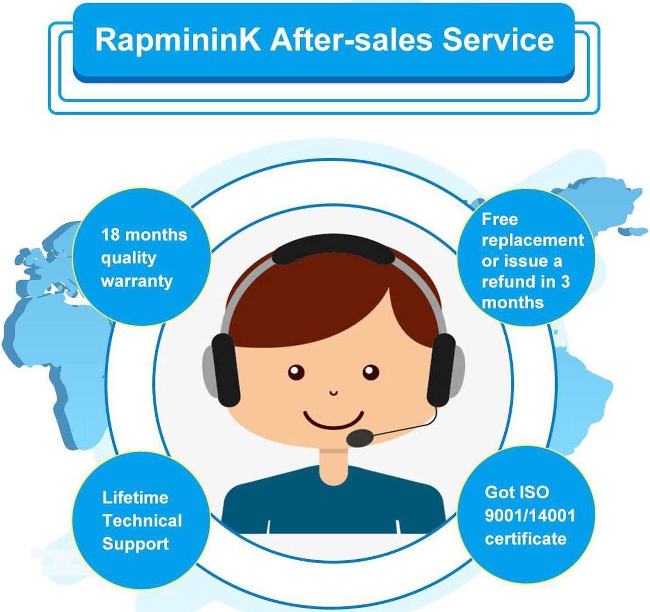 Alt view image 2 of 7 - RapmininK Compatible Replacement for 410A CF410A Toner Cartridge for use with Pro MFP M477fdw MFP M477fdn MFP M477fnw, Color Pro M452dn M452nw M452dw (Black, 2-Pack)