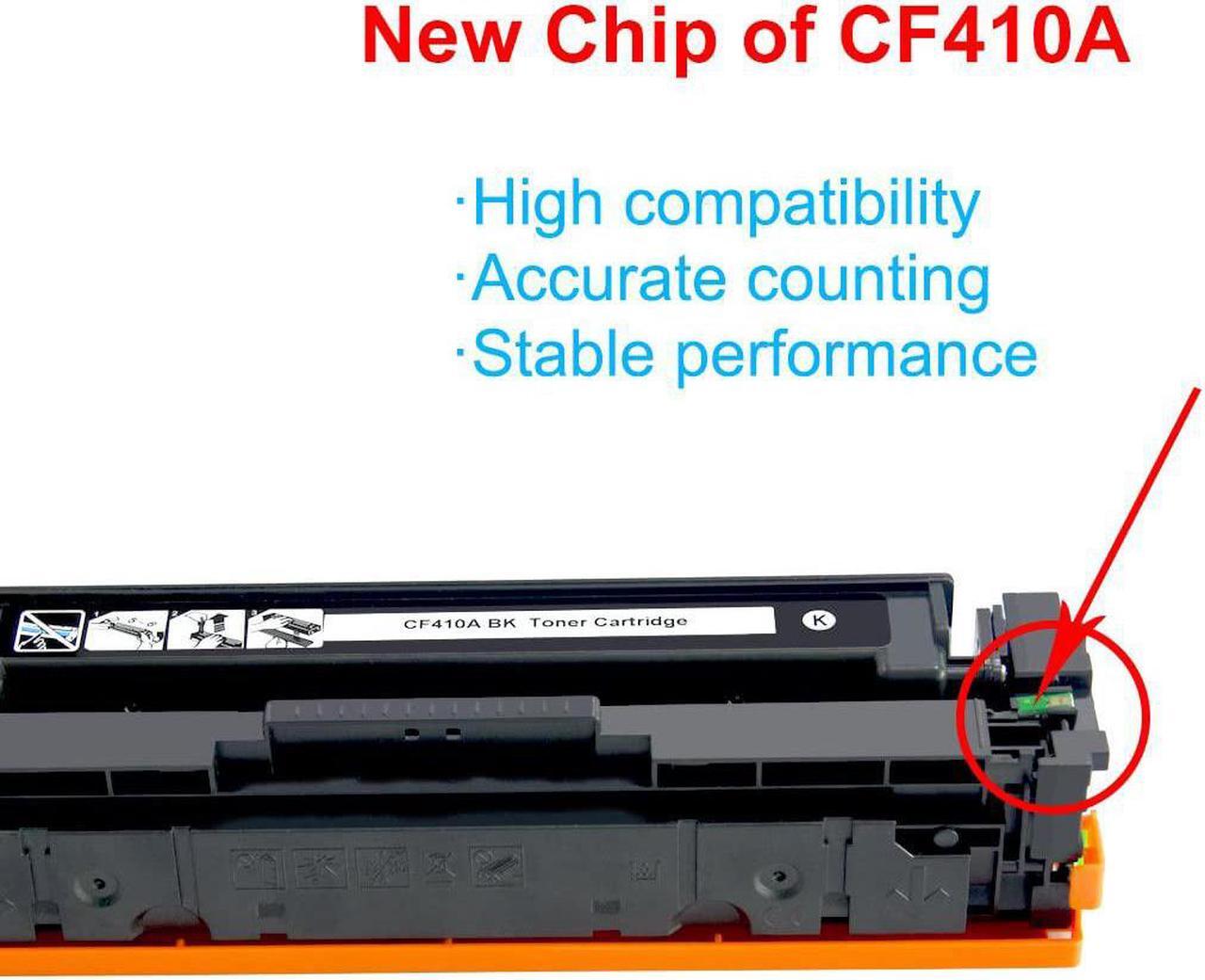 Alt view image 5 of 7 - RapmininK Compatible Replacement for 410A CF410A Toner Cartridge for use with Pro MFP M477fdw MFP M477fdn MFP M477fnw, Color Pro M452dn M452nw M452dw (Black, 2-Pack)