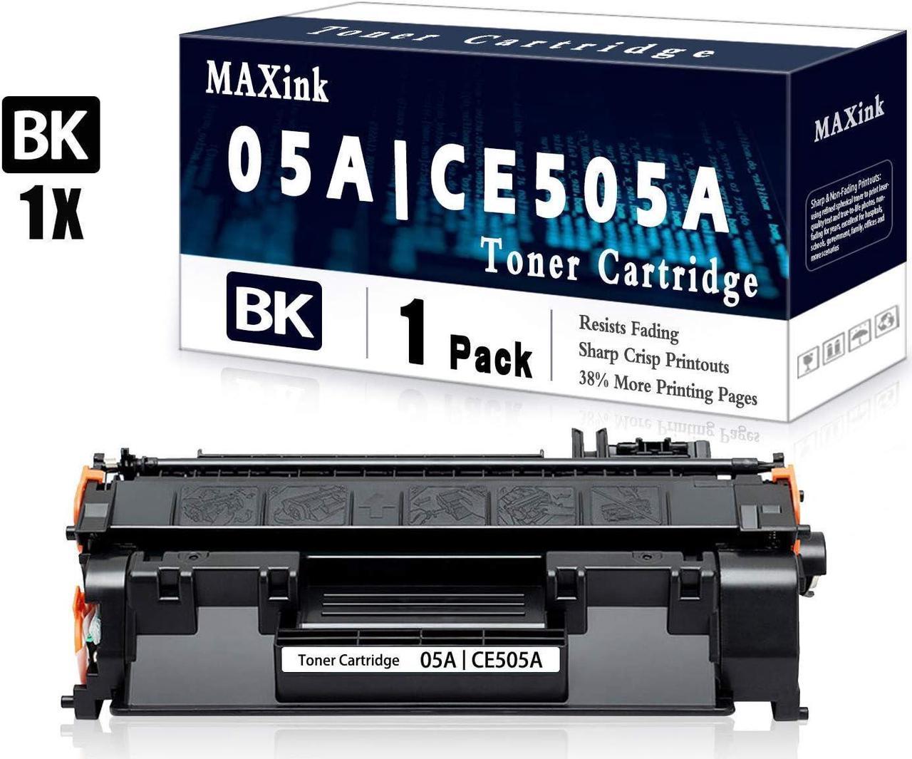 1 Pack Black 05A | CE505A Toner Cartridge Replacement for HP 05A(CE505A) Laserjet P2035 P2035n P2055 P2055d P2055dn P2055x Printer Ink Cartridge