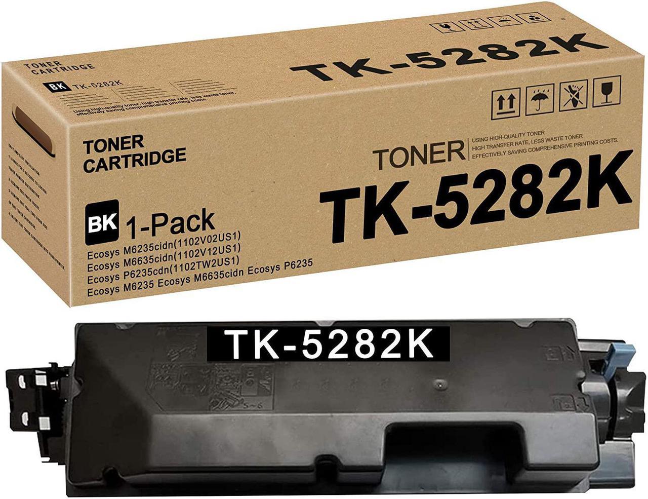 TK-5282K TK5282 1T02TW0US0 Toner Cartridge (Black,1 Pack) Replacement for Kyocera Ecosys M6235cidn(1102V02US1) M6635cidn(1102V12US1) P6235cdn(1102TW2US1) M6235 M6635cidn P6235 Toner Kit Printer