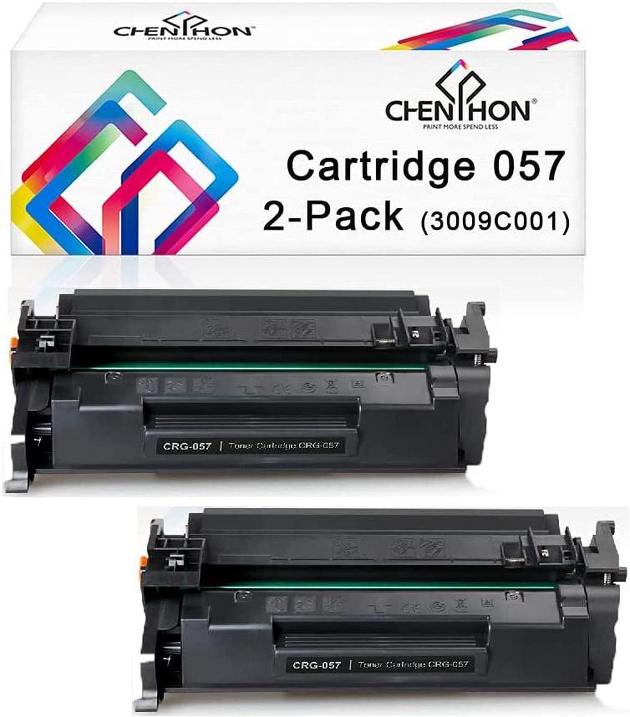 CHENPHON Compatible Toner Cartridge Replacement for Canon 057(3009C001) 2-Pack Black with Canon imageCLASS MF445dw MF448dw MF449dw LBP226dw LBP227dw LBP228dw Laser Printer