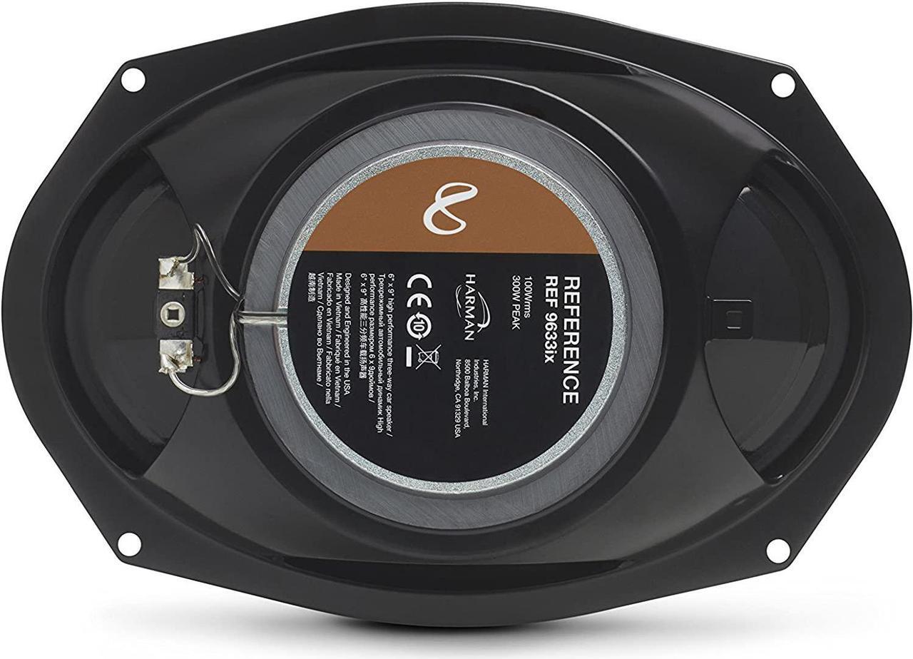 Alt view image 3 of 8 - infinity reference 9633ix - 6? x 9? three-way car audio speaker