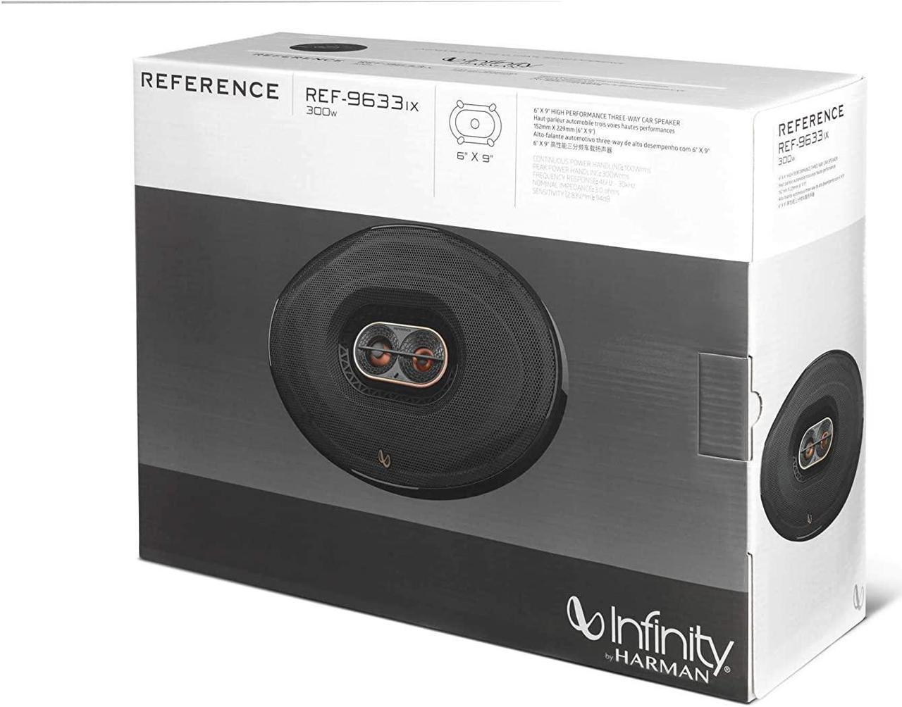 Alt view image 8 of 8 - infinity reference 9633ix - 6? x 9? three-way car audio speaker