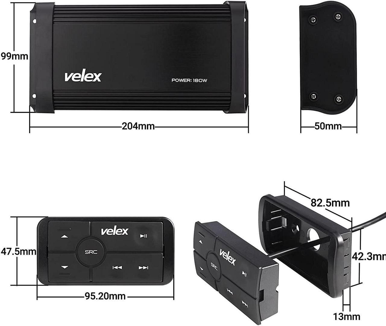 Alt view image 2 of 4 - Marine Bluetooth Amplifier Speaker Package