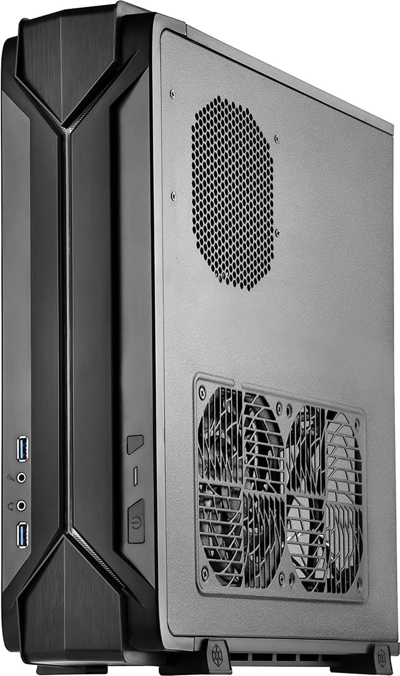 Alt view image 2 of 7 - SilverStone Technology Slim Computer Case for Mini-Itx Motherboards with Integrated Addressable RGB Lighting (SST-RVZ03B-ARGB)
