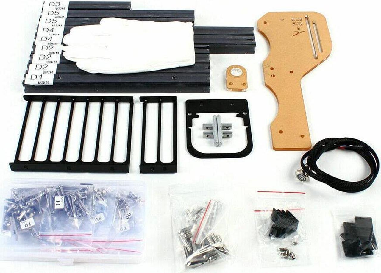 Alt view image 3 of 7 - PC Test Bench ATX Test Bench Open Frame Computer Case ITX ATX MATX Open Air Case Water Cooling Fan Chassic Motherboard Test Bench (Black)